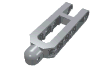 Technic Steering Arm 6.5 x 2 with Towball Socket Rounded, Un-Chamfered