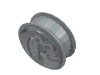 Wheel 81.6 x 34 ZR Three Spoke Swirl