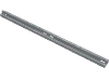 Train Track Slotted Rail Straight