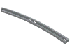 Train Track Slotted Rail Curved Inside