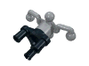 Technic 4 Ball Joint Steering Arm With 3 Pin Base [Complete Assembly]