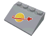 Slope 33В° 3 x 4 with Classic Space Logo Print