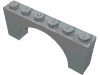 Brick Arch 1 x 6 x 2 - Thick Top with Reinforced Underside