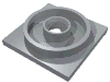 Turntable 4 x 4 Square Base