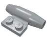 Engine - Smooth, Small 1 x 2 Side Plate [With Axle Holders]