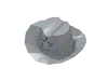 Minifig Hat Cowboy with Silver Star Print