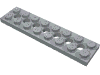 Technic Plate 2 x 8 [7 Holes]