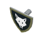 Minifig Shield - Triangular with Wolfpack Print
