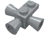 Brick, Modified 1 x 1 with 3 Loudspeakers / Space Positioning Rockets