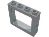 Window 1 x 4 x 3 Train with All Studs Hollow