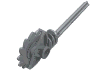 Bionicle Weapon Long Axle Circular Saw Staff with Pin Hole