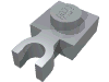 Набор LEGO Plate Special 1 x 1 with Clip Vertical [Thin U Clip], Светлый сине-серый