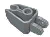 Hinge 1 x 3 Locking with 2 Fingers and Claw End
