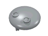 Bionicle Weapon 5 x 5 Shield with Dual Round Prongs
