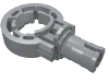 Technic Pin with Friction with Click Rotation Ring