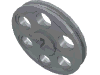 Набор LEGO Technic Wedge Belt Wheel [aka Pulley], Светлый сине-серый