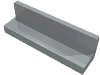 Panel  1 x  4 x  1 with Rounded Corners [Thick Wall]
