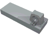 Hinge Tile 1 x 3 Locking with 1 Finger on Top