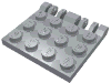 Hinge Plate 3 x 4 Locking Dual 2 Finger