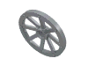 Wheel Wagon Large (33mm D.), hole notched for wheels holder pin