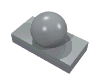 Tile 1 x 2 with Ball