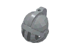 Minifigure Tournament Helmet [Fixed Grill, Plume Hole]