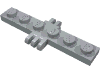 Hinge Plate 1 x 6 with 2 and 3 Fingers On Sides