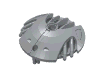 Bionicle Weapon 5 x 5 Shield with 7 Fins