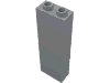 Набор LEGO Brick 1 x 2 x 5 without Side Supports, Светлый сине-серый