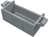 Treasure Chest Bottom without Rear Slots