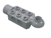 Technic Brick Special 2 x 3 with Pin Holes, Rotation Joint Ball Half [Horizontal Top], Rotation Joint Socket
