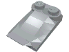 Brick Wedged 2 x 3 x 2/3 Two Studs, Wing End