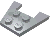 Набор LEGO Wedge Plate 3 x 4 without Stud Notches, Светлый сине-серый