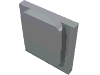 Glass for Window 1 x 2 x 2 Plane