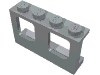 Набор LEGO Window 1 x 4 x 2 Plane, Светлый сине-серый