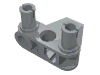 Bionicle Rhotuka Connector Block 1 x 3 x 2 with 2 Pins and Axle Hole