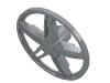 Wheel Cover 5 Spoke without Centre Stud - 35mm D.