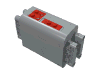 Electric 9V Battery Box 4 x 11 x 7 with Red Switch Complete Assembly