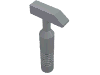 Minifig Tool Small Hammer - 6-Rib Handle
