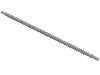 Flexible Ribbed Hose 8mm ends 19L