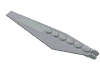 Hinge Plate 1 x 12 with Angled Side Extensions and Tapered Ends