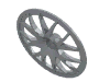 Wheel Cover 7 Spoke with Axle Hole - 56mm D. [Fits 44772]