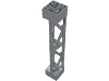 Support 2 x 2 x 10 Girder Triangular Vertical - Type 3 - Axle Hole, 3 Posts