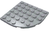 Набор LEGO Plate Round Corner 6 x 6, Светлый сине-серый