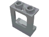 Window 1 x 2 x 2 Plane, Single Hole Top and Bottom for Glass