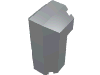 Brick Special Octagonal 2 x 2 x 3 1/3 Corner