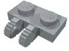 Hinge Plate 1 x 2 Locking with 2 Fingers on Side