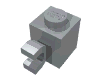 Brick Special 1 x 1 with Clip Horizontal