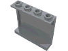 Panel 1 x 4 x 3 [Side Supports / Hollow Studs]
