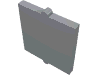 Набор LEGO Glass for Window 1 x 2 x 2 Flat, Светлый сине-серый